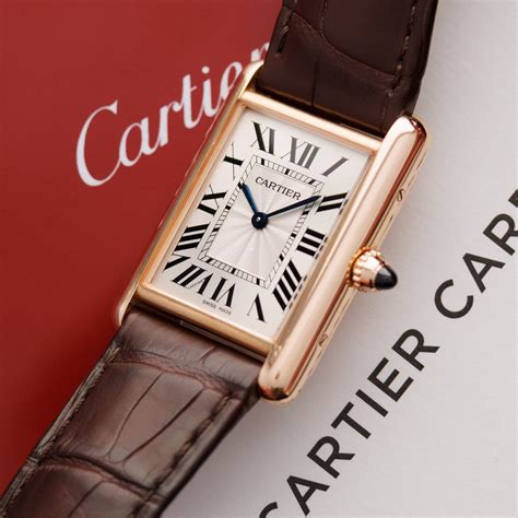 cartier gold tank fratello.